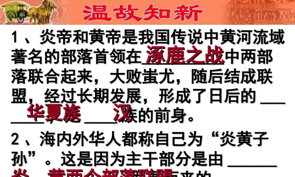 （2016年秋季版）七年级历史上册 第二单元 第4课 早期国家的产生和发展课件 新人教版