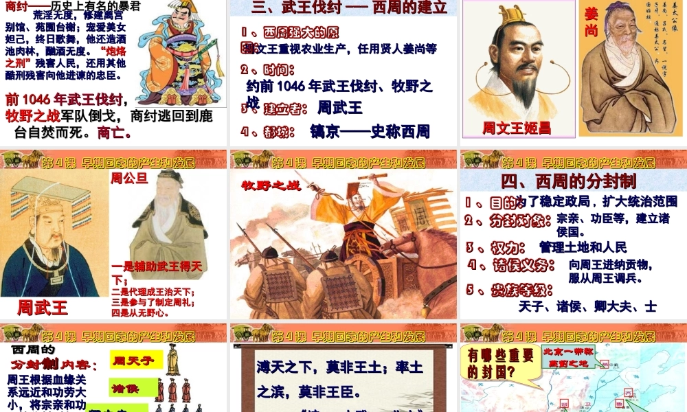 （2016年秋季版）七年级历史上册 第二单元 第4课 早期国家的产生和发展课件 新人教版