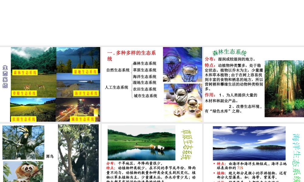 安徽省合肥市长丰县七年级生物上册 1.2.3《生物圈是最大的生态系统》课件4 （新版）新人教版-（新版）新人教版初中七年级上册生物课件