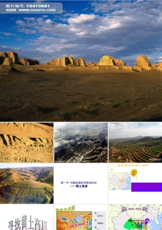 安徽省阜南县三塔中学八年级地理下册 第八章 第一节 沟壑纵横的特殊地形区—黄土高原课件（2） 新人教版