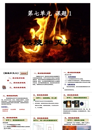 安徽省阜南县三塔中学九年级化学上册《燃烧和灭火》课件 新人教版
