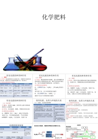 安徽省阜南县三塔中学九年级化学下册 11.2 化学肥料课件（2） （新版）新人教版