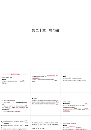 （东营专版）中考物理总复习 第二十章 电与磁课件-人教版初中九年级全册物理课件