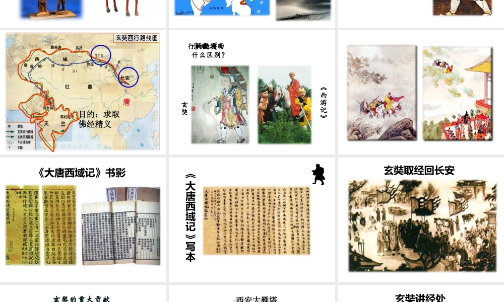 （2016年秋季版）七年级历史下册 第4课 唐朝的中外文化交流课件 北京课改版