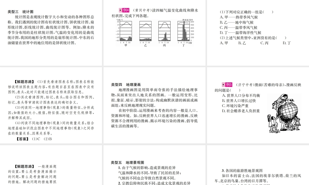 （云南专版）中考地理 第二部分 专题复习篇（节选）专题一 读图、识图、绘图、用图课件-人教版初中九年级全册地理课件