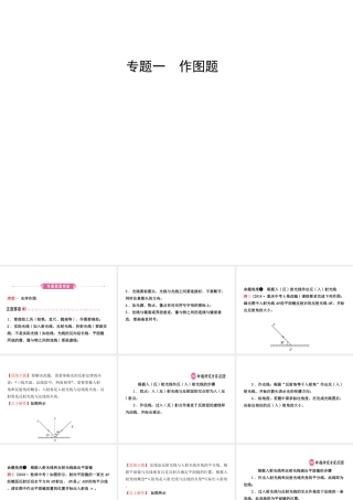 （东营专版）中考物理总复习 专题一课件-人教版初中九年级全册物理课件