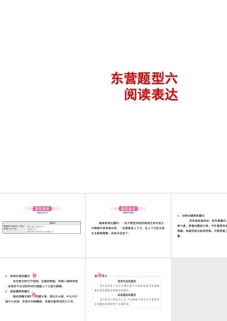 （东营专版）中考英语复习 题型六 阅读表达课件-人教版初中九年级全册英语课件