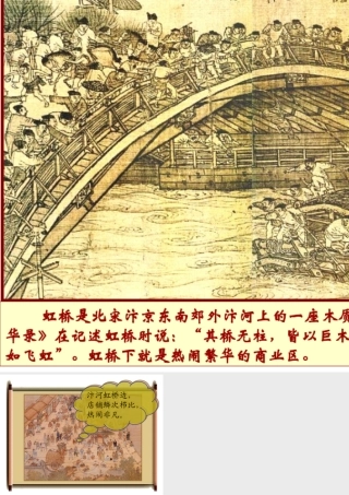 （2016年秋季版）七年级历史下册 第11课 宋元时期的商业和城市 虹桥课件 北京课改版