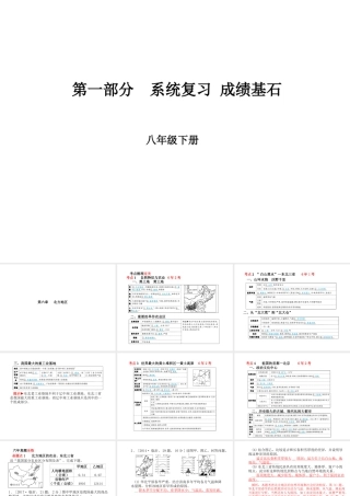 （临沂专版）中考地理 第一部分 系统复习 成绩基石 第六章 北方地区课件-人教版初中九年级全册地理课件