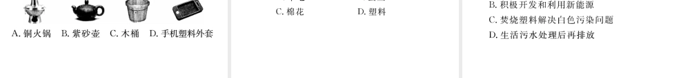 （云南专用）中考化学总复习 第十二单元 化学与生活课件-人教版初中九年级全册化学课件