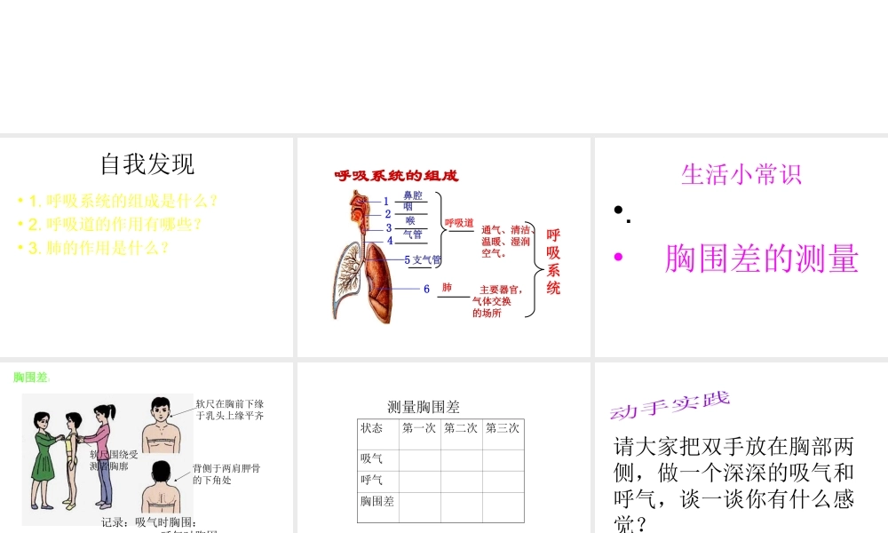 安徽省合肥市长丰县七年级生物下册 4.3.2《发生在肺内的气体交换》课件2 （新版）新人教版-（新版）新人教版初中七年级下册生物课件