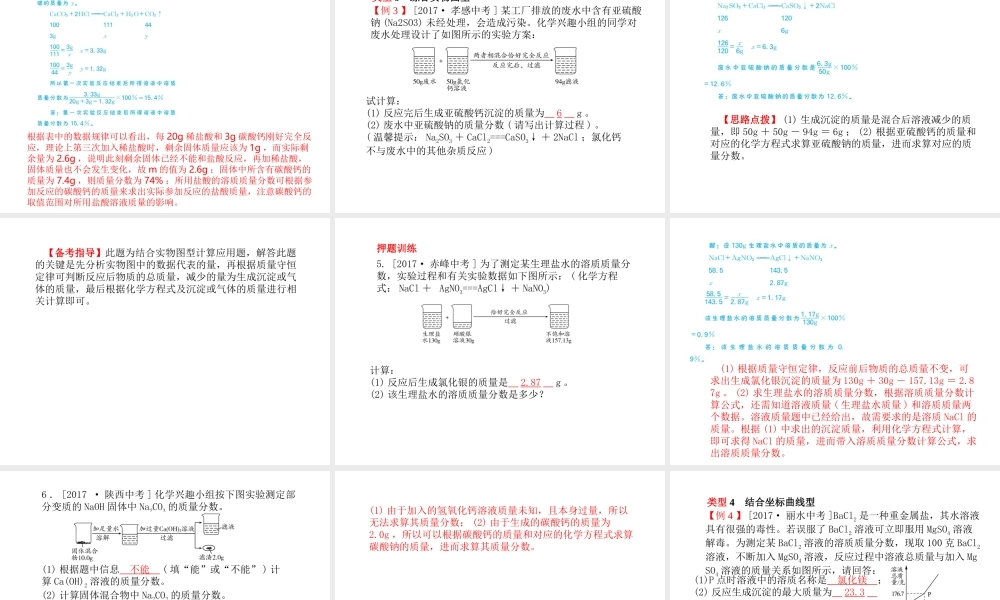 （临沂专版）中考化学总复习 第二部分 专题复习 高分保障 专题五 化学计算题课件 新人教版-新人教版初中九年级全册化学课件