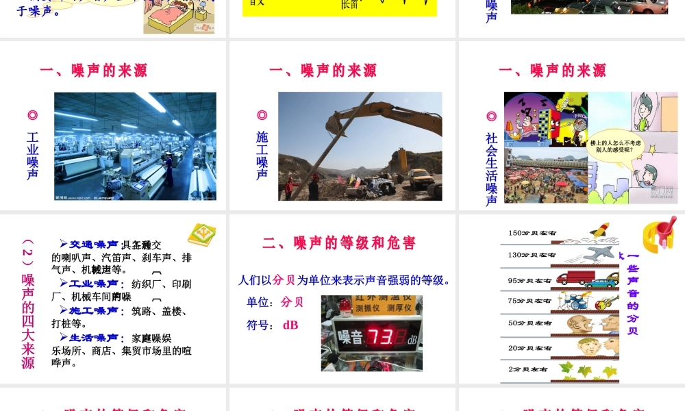 安徽省桐城市八年级物理上册 2.4 噪声的危害和控制课件 （新版）新人教版-（新版）新人教版初中八年级上册物理课件