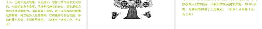 安徽省太和县北城中心校中考政治 专题讲解考点4 科教兴国 人才强国课件-人教版初中九年级全册政治课件