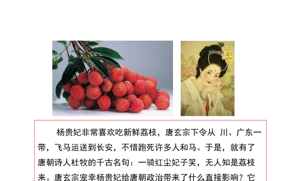 （2016年秋季版）七年级历史下册 第一单元 第6课 安史之乱与唐朝衰亡课件 北师大版