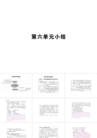 （全国版）九年级历史下册 第六单元 亚非拉国家的独立于振兴小结练习课件 新人教版-新人教版初中九年级下册历史课件