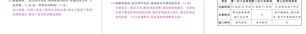 （全国版）九年级历史下册 第七、八单元 检测卷课件 新人教版-新人教版初中九年级下册历史课件
