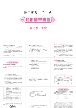 （人教版通用）中考地理总复习 八上 第4章 中国的经济发展 第2课时 工业课件-人教版初中九年级全册地理课件