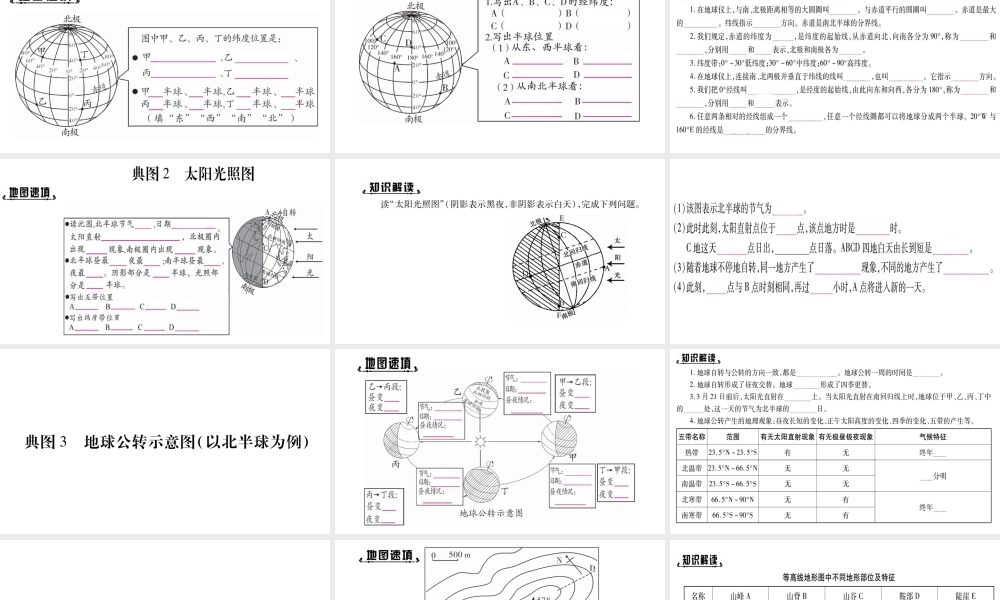 （人教版通用）中考地理总复习 第3篇 识图 填图课件-人教版初中九年级全册地理课件