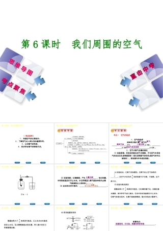 （包头专版）中考化学复习方案 第6课时 我们周围的空气课件-人教版初中九年级全册化学课件