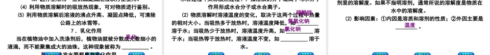 （包头专版）中考化学复习方案 第7课时 自然界的水和常见溶液课件-人教版初中九年级全册化学课件