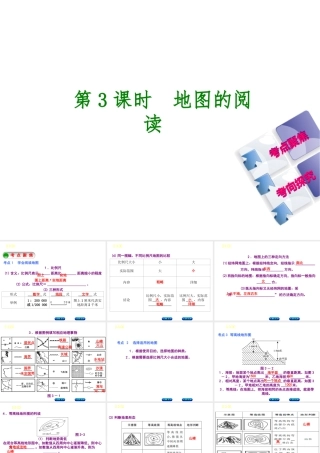 （呼伦贝尔兴安盟专版）中考地理复习方案 教材梳理篇 第3课时 地图的阅读课件-人教版初中九年级全册地理课件