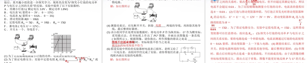 （全国版）中考物理总复习 第二十四章 电功率的测量课件-人教版初中九年级全册物理课件