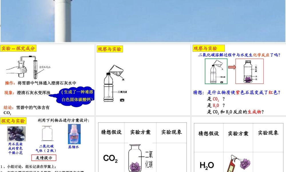 （包头专用）中考化学 二氧化碳的性质课件-人教版初中九年级全册化学课件