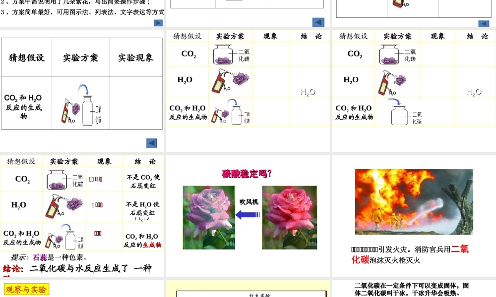 （包头专用）中考化学 二氧化碳的性质课件-人教版初中九年级全册化学课件
