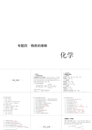 （四川版）中考化学总复习 第二篇 专题四 物质的推断课件-人教版初中九年级全册化学课件