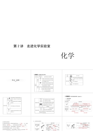 （四川版）中考化学总复习 第一篇 第2讲 走进化学实验室课件-人教版初中九年级全册化学课件