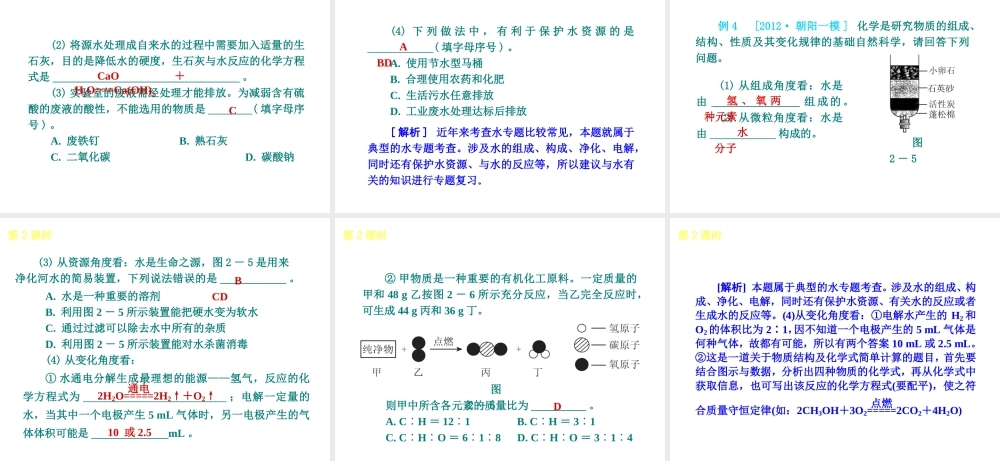 （北京专版）2013届中考化学考前热点冲刺《第2课 生活中常见的盐》课件（单课考点自主梳理+热点反馈+典例真题分析）