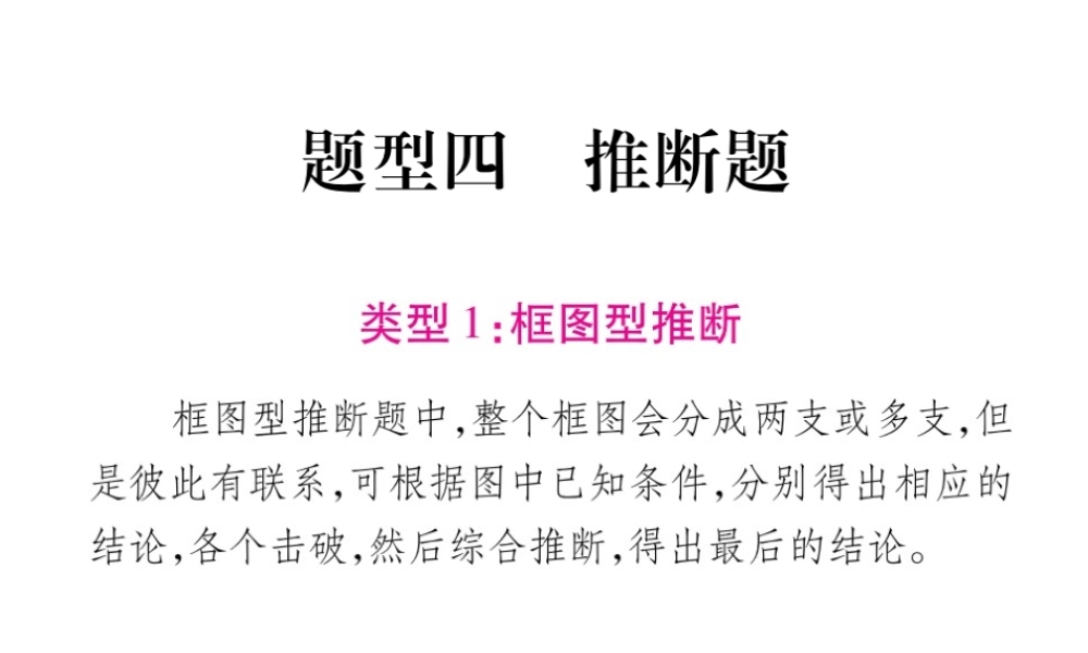 （四川地区）中考化学总复习 专题四 推断题教学讲解课件-人教版初中九年级全册化学课件