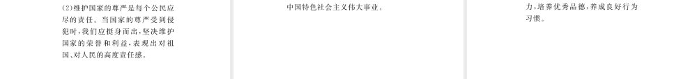 （云南省）中考政治总复习 九年级 第一单元 承担责任 服务社会（考点链接考点梳理考法探究）课件 新人教版-新人教版初中九年级全册政治课件