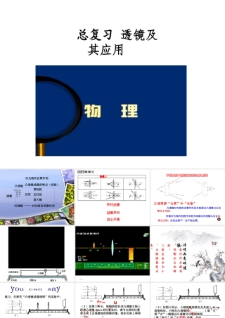 （天津地区）中考物理总复习 凸透镜成像规律课件-人教版初中九年级全册物理课件