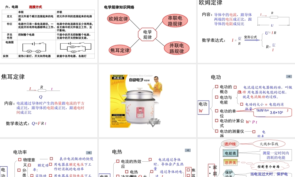 （北京专版）中考物理总复习 第17课时 电学课件-人教版初中九年级全册物理课件