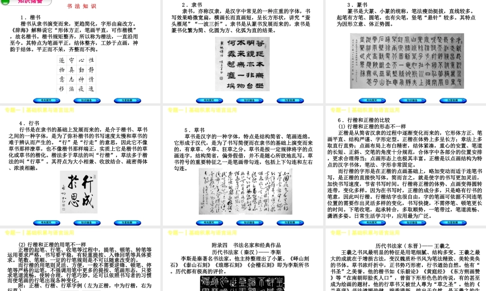 （北京专版）中考语文 第1篇 基础 运用 专题一 基础积累与语言运用复习课件2-人教版初中九年级全册语文课件