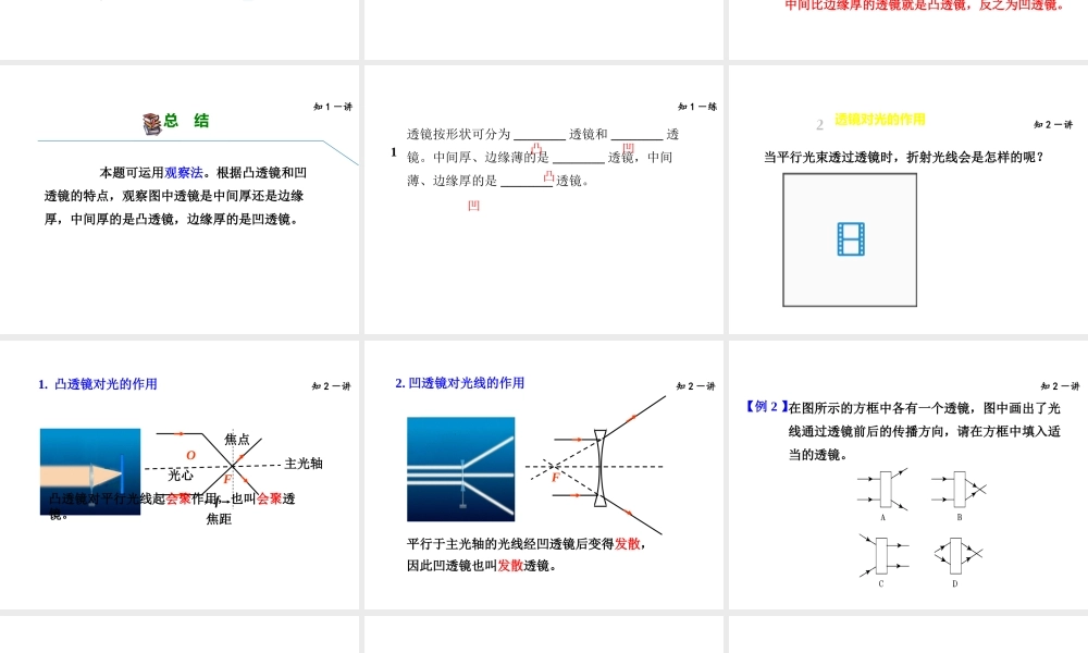（安徽专版）2018年八年级物理上册 3.5 奇妙的透镜课件 （新版）粤教沪版