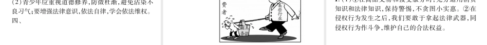 （宁夏专版）中考道德与法治二轮复习 漫画题专项训练课件-人教版初中九年级全册政治课件
