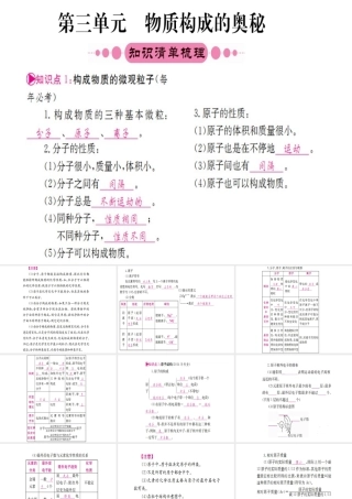 （宁夏专版）中考化学 第一篇 考点系统复习 第三单元 物质构成的奥秘课件-人教版初中九年级全册化学课件