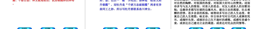 （吉林专版）中考语文 第二篇 阅读 专题七 课外古诗词阅读复习课件-人教版初中九年级全册语文课件