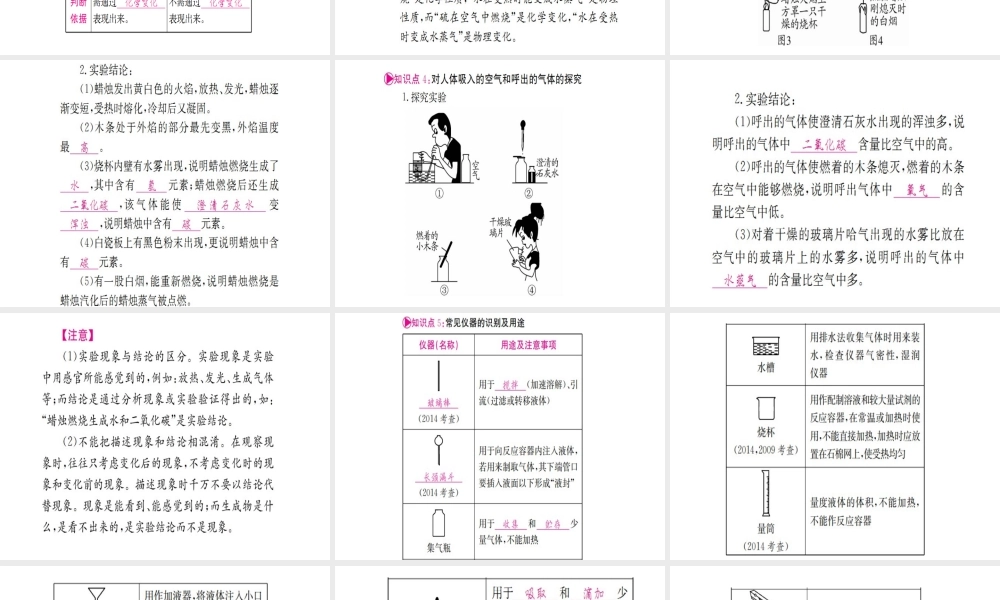 （宁夏专版）中考化学 第一篇 考点系统复习课件-人教版初中九年级全册化学课件