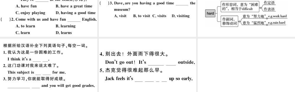 （安徽专版）七年级英语下册 Unit 7 It’s raining高频考点集中练课件（新版）人教新目标版-（新版）人教新目标版初中七年级下册英语课件