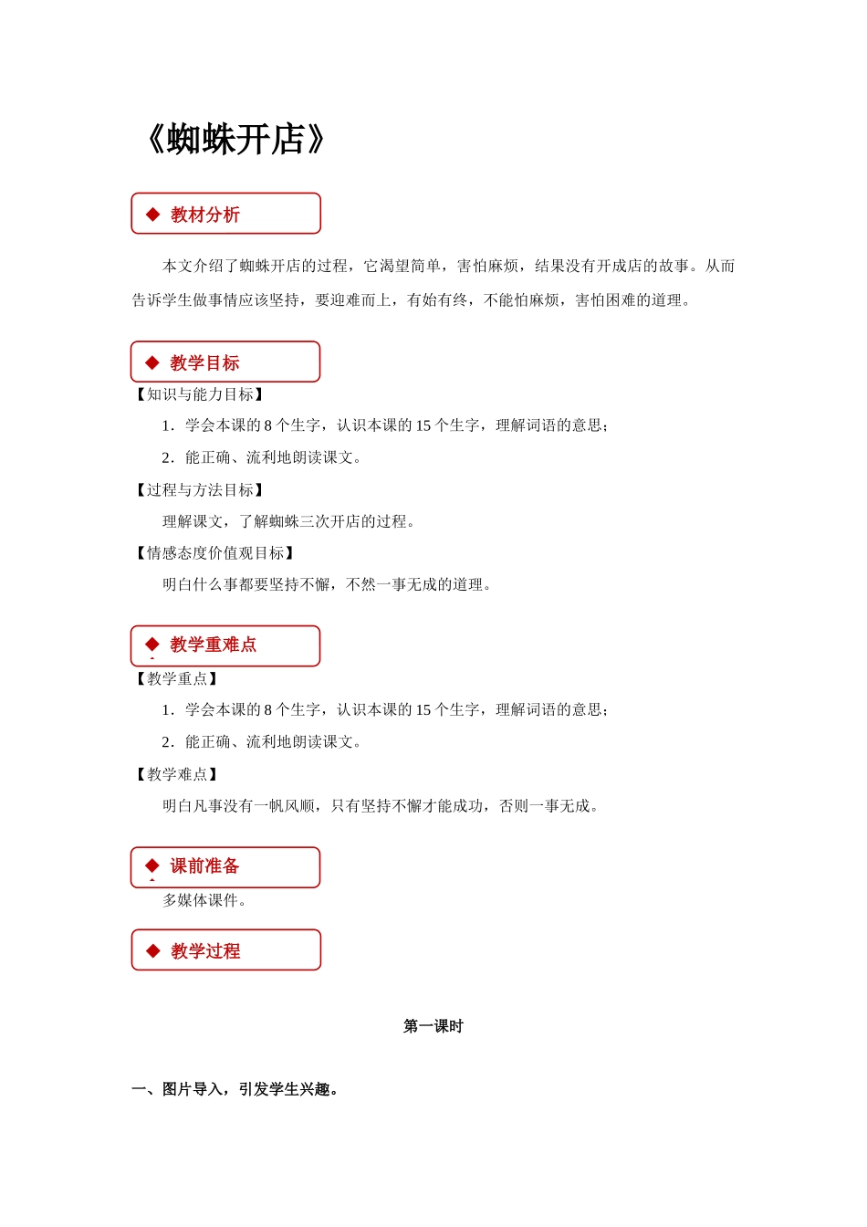 《蜘蛛开店》_第1页