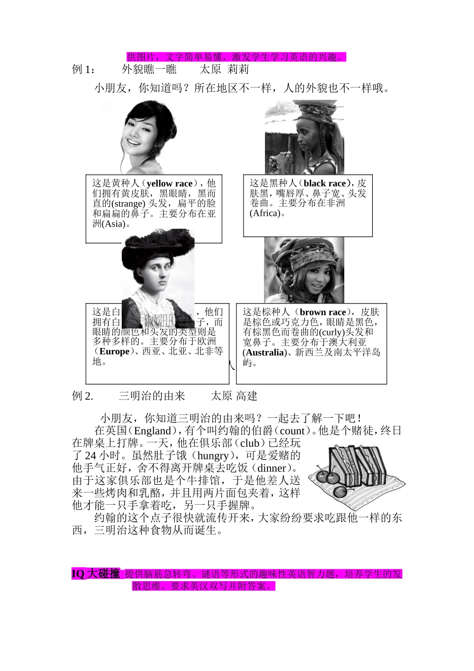 来到英语王国的新朋友英语教学设计_第3页