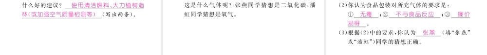 （安徽专版）秋九年级化学上册 第2单元 我们周围的空气 课题1 空气 第2课时 空气是一种宝贵的资源作业课件 （新版）新人教版-（新版）新人教版初中九年级上册化学课件