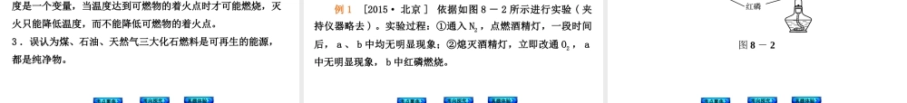 （安徽专版）中考化学 专题8 燃料及其利用课件-人教版初中九年级全册化学课件