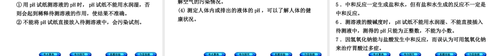 （安徽专版）中考化学复习 第十单元 酸和碱课件-人教版初中九年级全册化学课件
