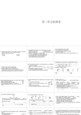 （安徽专版）秋九年级化学上册 第二单元 我们周围的空气检测卷课件 （新版）新人教版-（新版）新人教版初中九年级上册化学课件