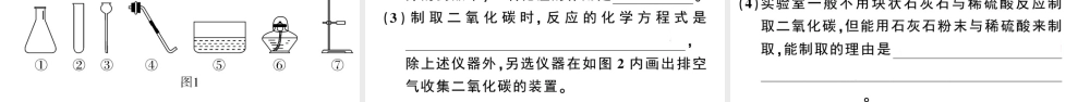 （安徽专版）秋九年级化学上册 第六单元 碳和碳的氧化物 课题2 二氧化碳制取的研究习题课件（新版）新人教版-（新版）新人教版初中九年级上册化学课件